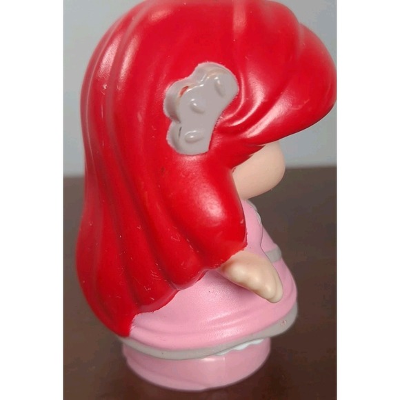 Fisher Price Little People Disney Princess Little Mermaid Ariel‎ Pink Dress - Picture 3 of 7